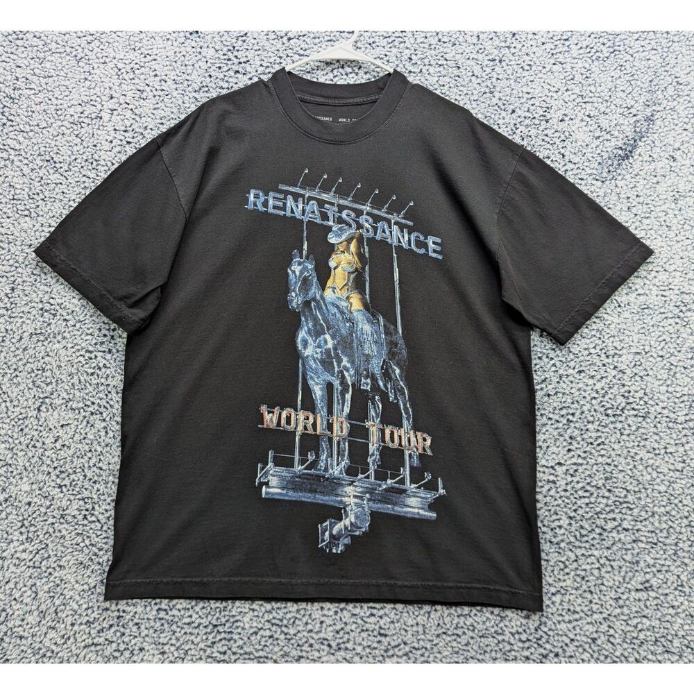 Beyonce Renaissance World Tour Officially Licensed Shirt Mens Large Cowboy Black